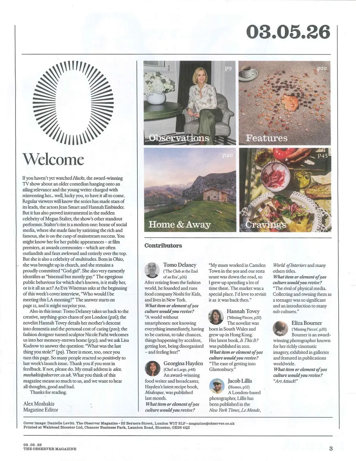Observer Magazine: Megan Stalter, Lisa Kudrow, Eva Wiseman, Max Rocha, 3.5.26 - image 3 | Free standard UK delivery included | Discount Quality Products