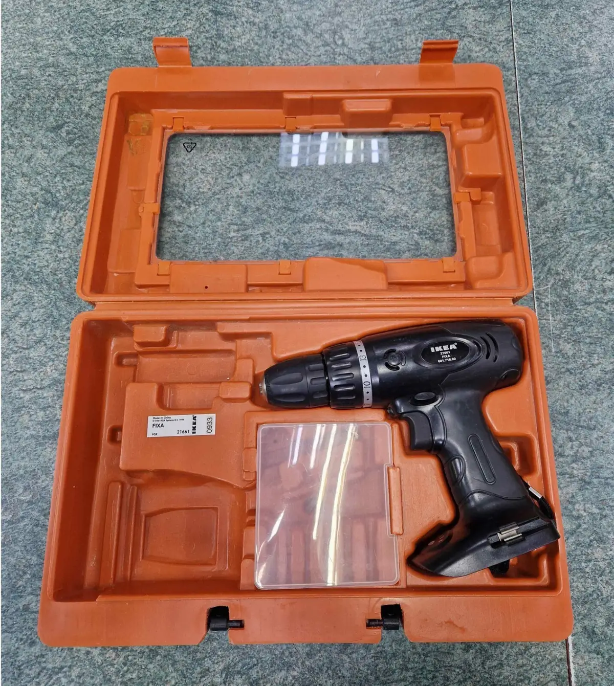 IKEA FIXA 14.4V Cordless Drill Power Tool &amp; Carrying Case (No Battery &amp; Charger)