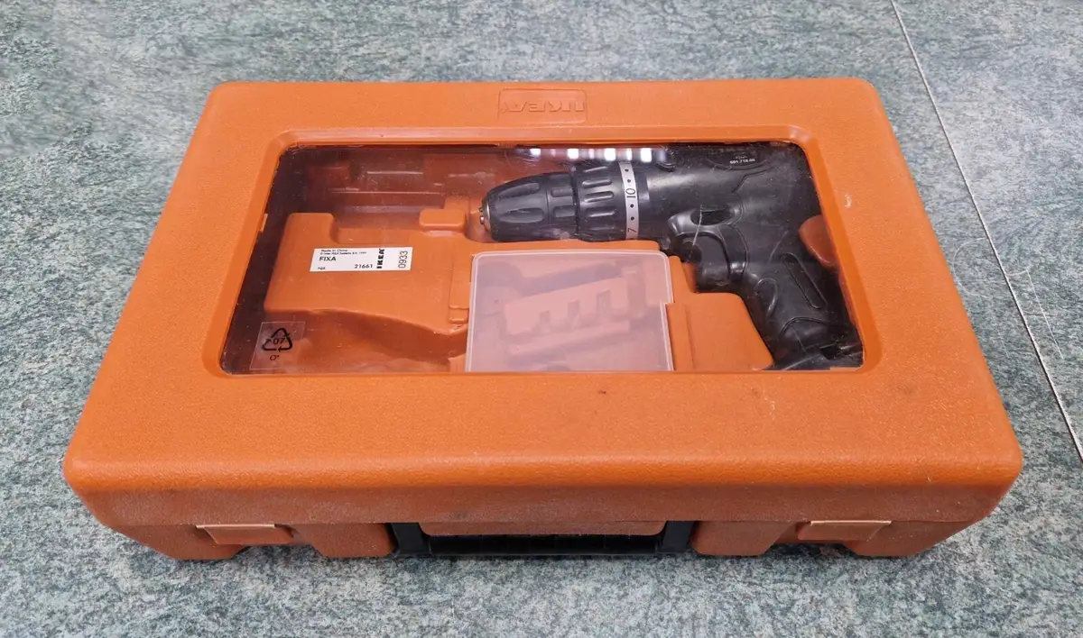 IKEA FIXA 14.4V Cordless Drill Power Tool & Carrying Case (No Battery & Charger) - image 4 | Free standard UK delivery included | Discount Quality Products