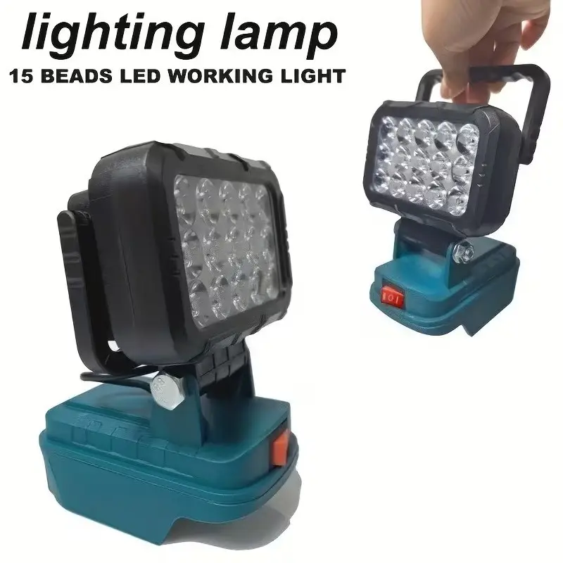 15 LED Work Light for Makita 18V Battery (Not Included) Spotlight Portable Lamp - image 6 | Free standard UK delivery included | Discount Quality Products