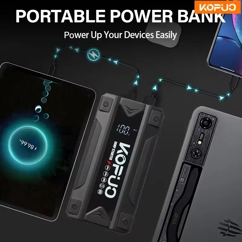 5000A Car Jump Starter Power Bank 12V Booster Battery USB for Petrol & Diesel - image 7 | Free standard UK delivery included | Discount Quality Products