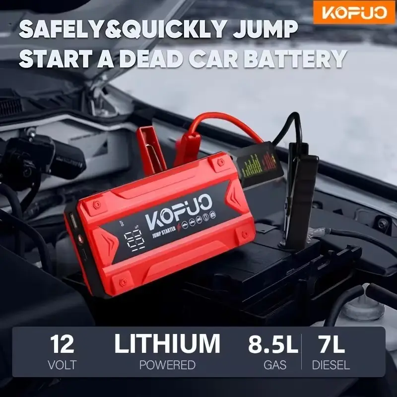 5000A Car Jump Starter Power Bank 12V Booster Battery USB for Petrol & Diesel - image 9 | Free standard UK delivery included | Discount Quality Products