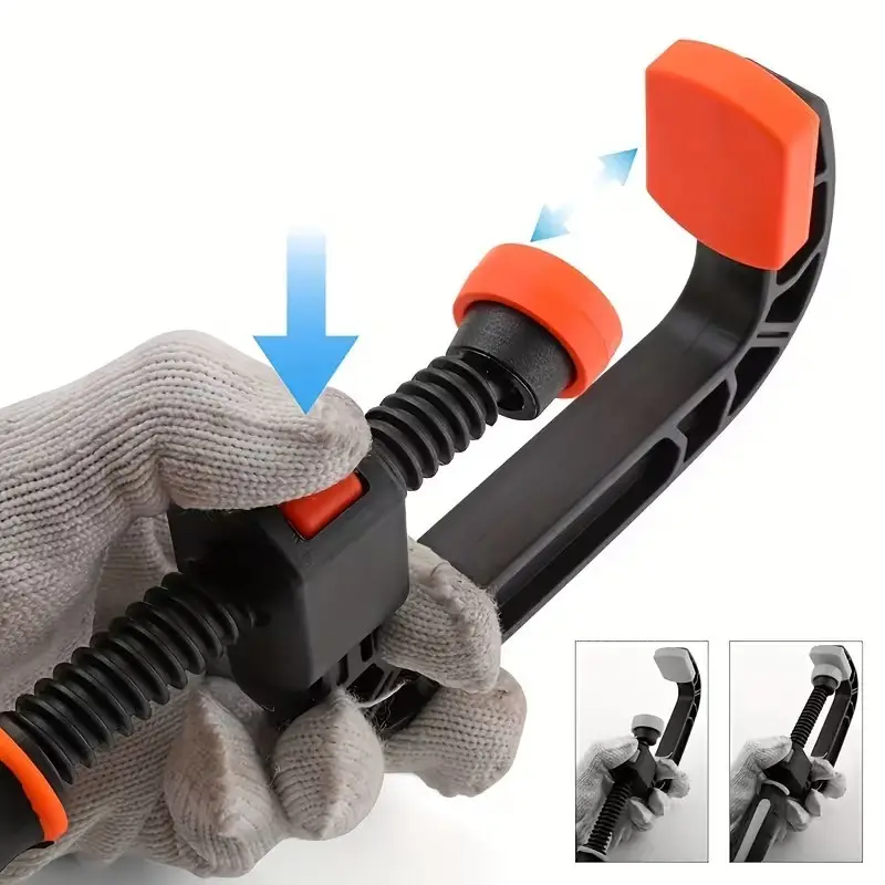 2x 7" Spring Clamps Heavy Duty Nylon Woodworking Clips Strong Grip Craft Clamp - image 4 | Free standard UK delivery included | Discount Quality Products