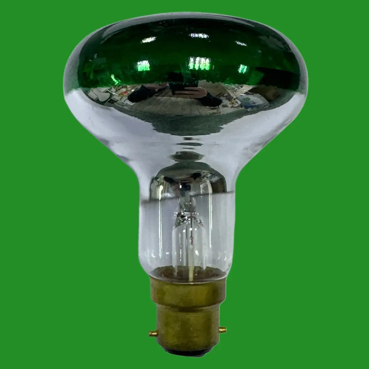 60W BELL R80 Green Coloured Reflector Dimmable Spot Light Bulb BC B22 Bayonet - image 3 | Free standard UK delivery included | Discount Quality Products