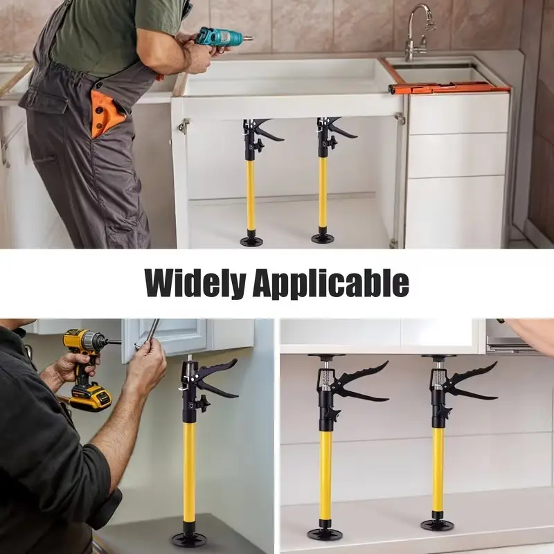 2x Adjustable Support Poles 50–115cm Steel Cabinet Jack Third Hand Load Baring - image 5 | Free standard UK delivery included | Discount Quality Products