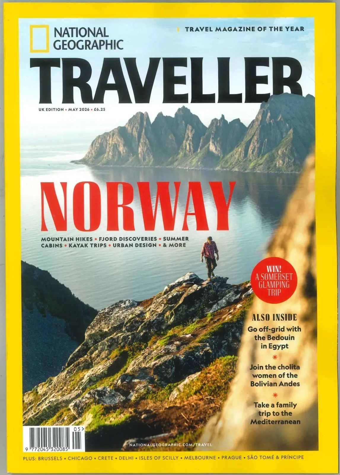 National Geographic Traveller Magazine: Norway, Egypt, Mediterranean, May 2026