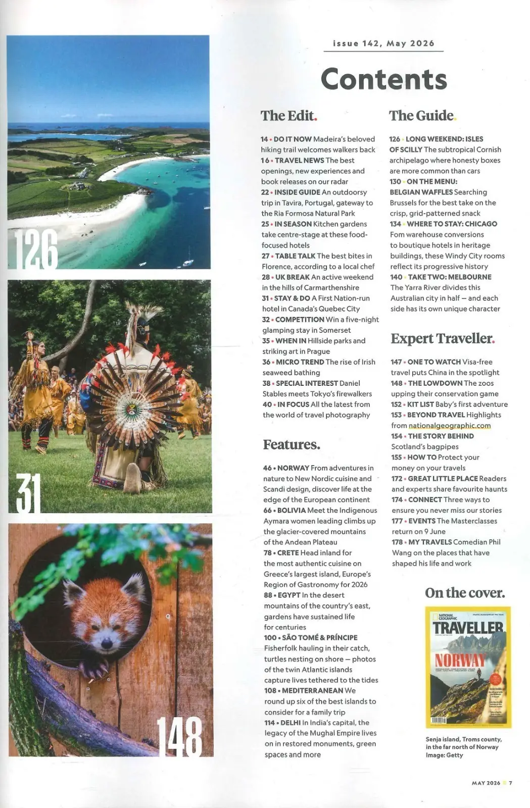 National Geographic Traveller Magazine: Norway, Egypt, Mediterranean, May 2026 - image 3 | Free standard UK delivery included | Discount Quality Products