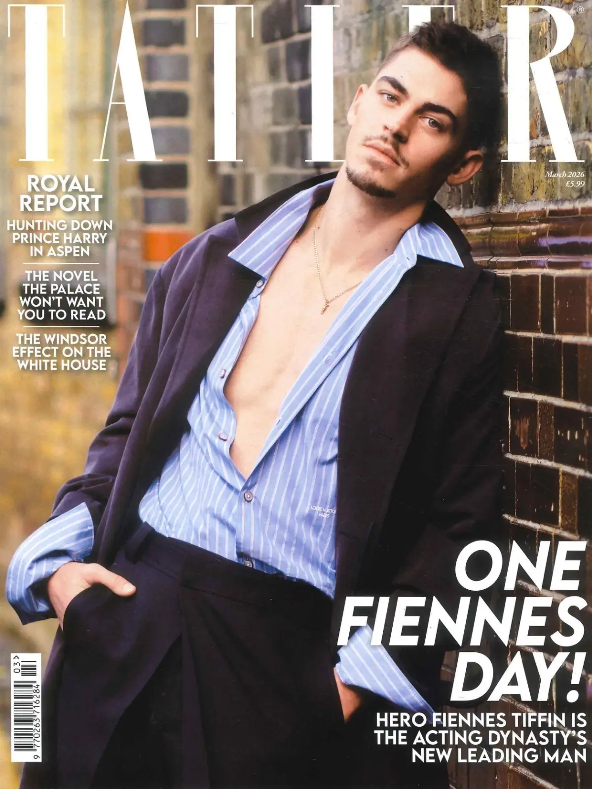TATLER Magazine: Hero Fiennes Tiffin, Prince Harry, Royal Family, March 2026