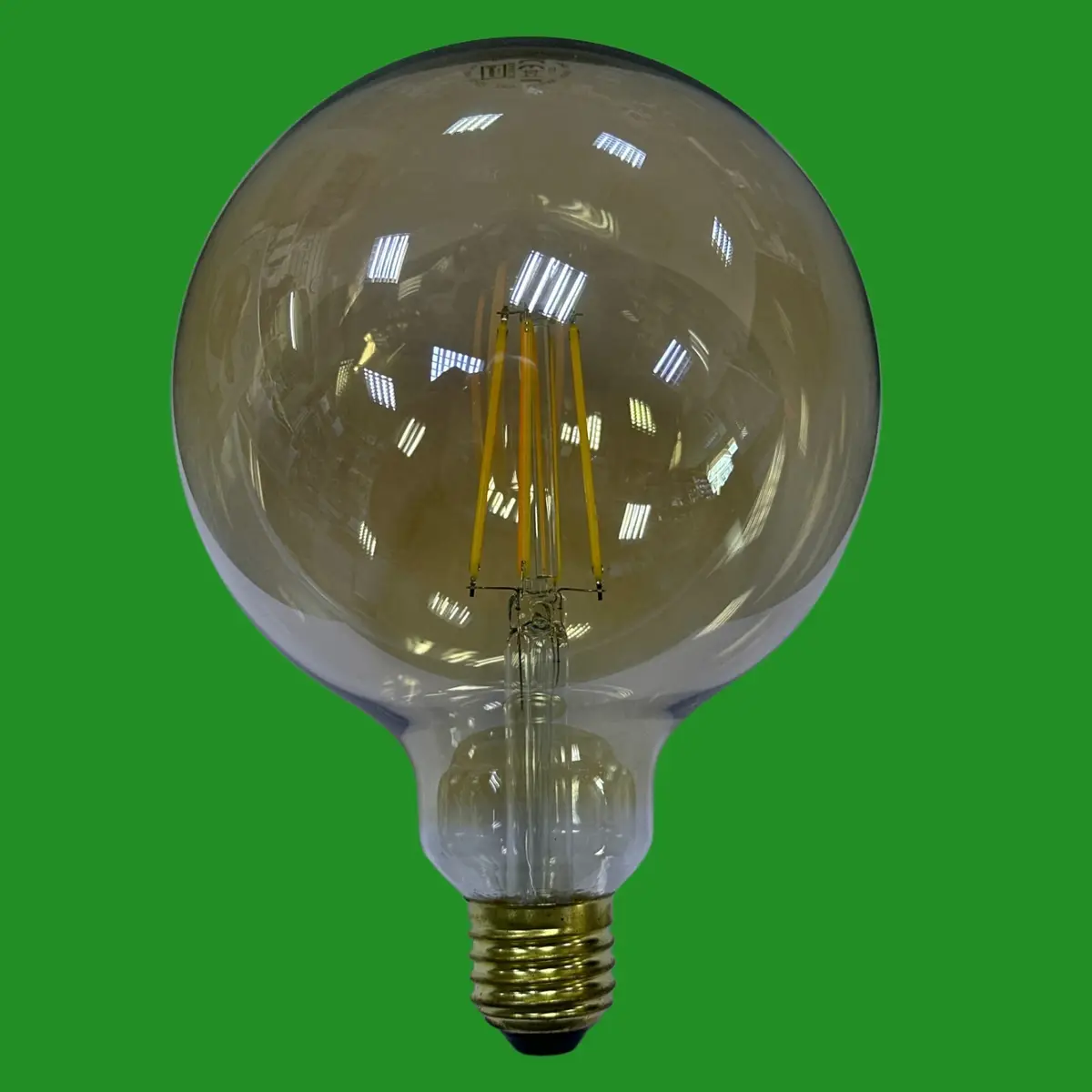 7.5W Crompton G125 Antique Bronze LED Filament Dimmable Globe Light Bulb ES E27 - image 4 | Free standard UK delivery included | Discount Quality Products
