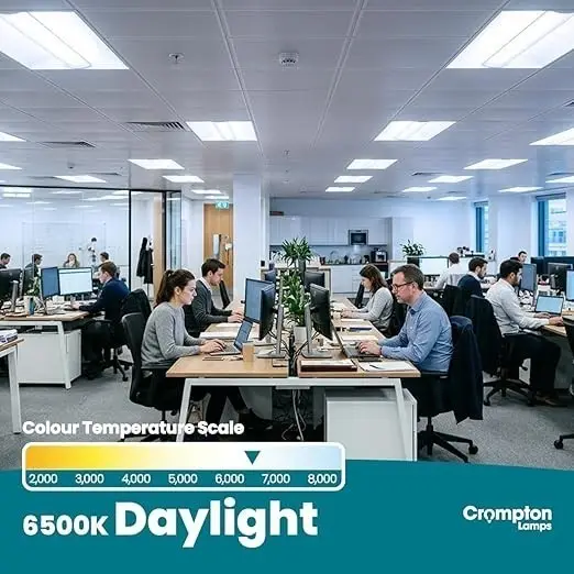 1x 28W (=70W) Crompton 1800mm (6ft) LED T8 6500K Tube Strip Light Bulb & Starter - image 4 | Free standard UK delivery included | Discount Quality Products