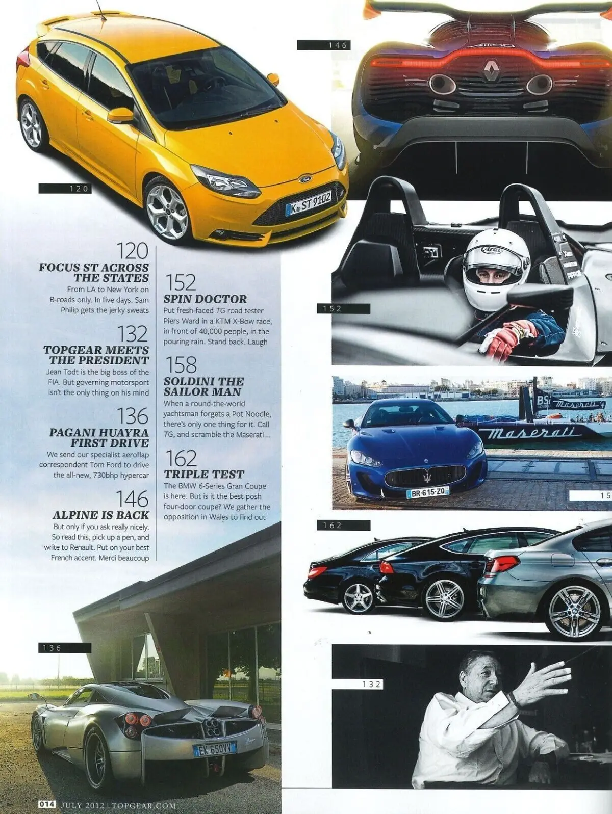 BBC Top Gear Magazine #232, Ford Focus, Pagani Huayra, July 2012 (Slight Wear) - image 3 | Free standard UK delivery included | Discount Quality Products