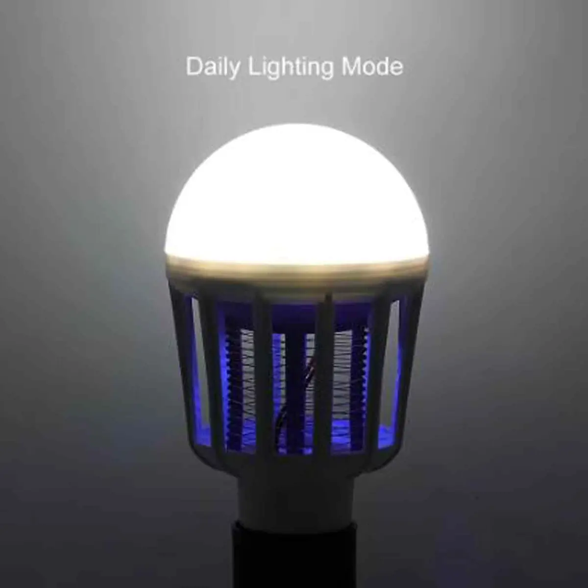 1x 9W LED ES E27 UV Insect Mosquito Zapper Killer, 2 in 1 Night Light Bulb Lamp - image 3 | Free standard UK delivery included | Discount Quality Products