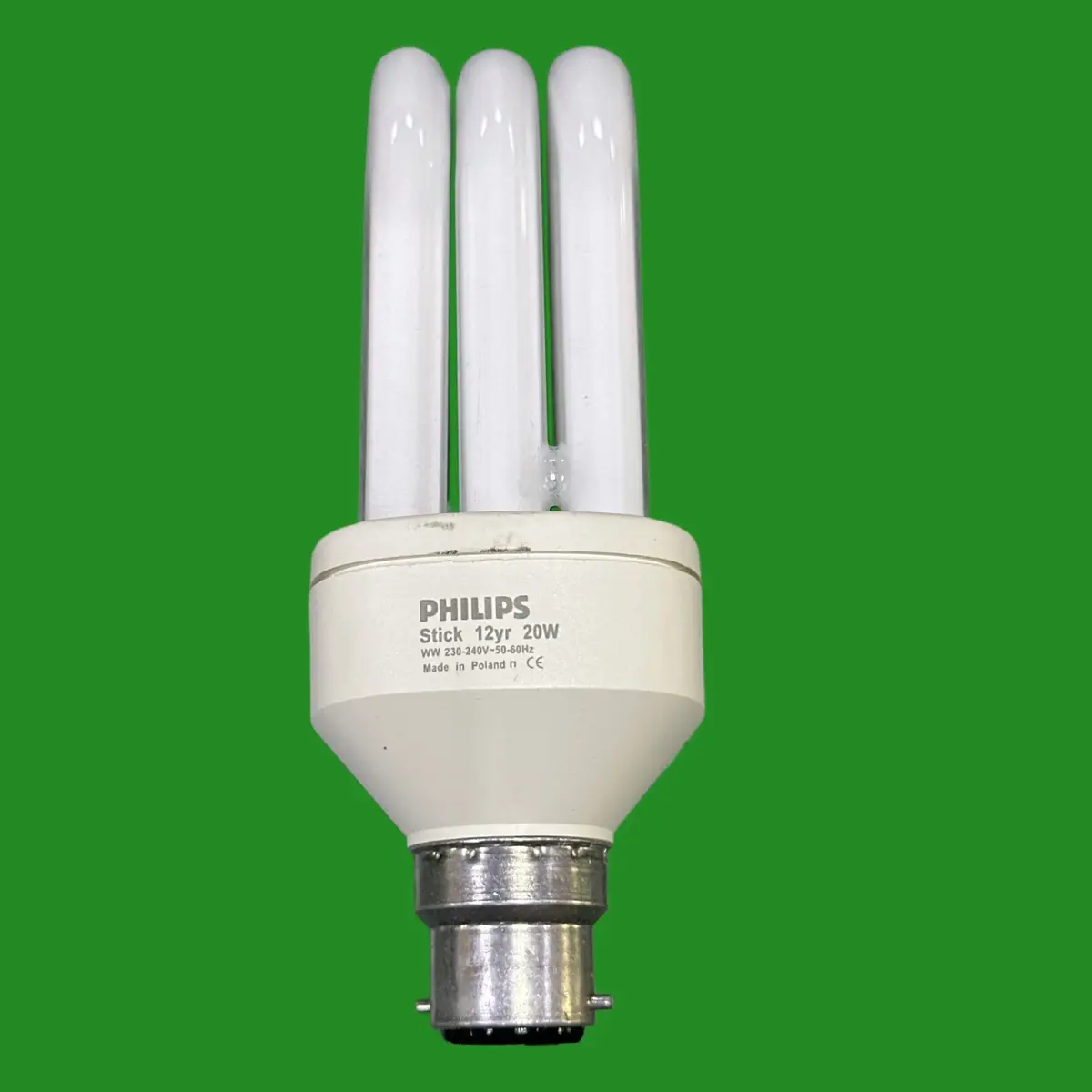 20W (=100W) Philips Low Energy Power Saving CFL Stick Light Bulbs BC B22 Lamp - image 2 | Free standard UK delivery included | Discount Quality Products