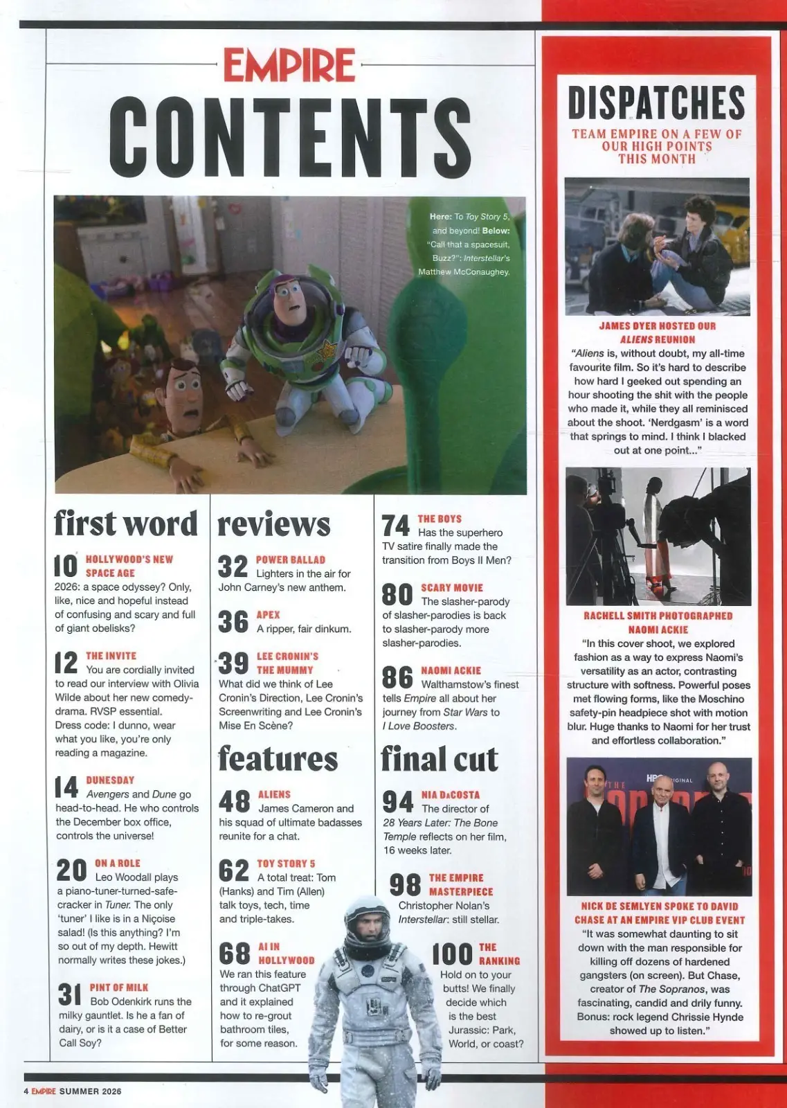 Empire Magazine 40 Years of Aliens, James Cameron, Sigourney Weaver, Summer 2026 - image 3 | Free standard UK delivery included | Discount Quality Products