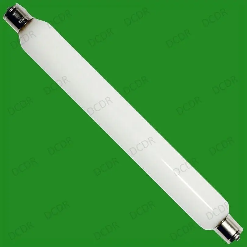 3x 60W Crompton 221mm Opal Double Ended Tubular S15 Linear Strip Light Bulbs