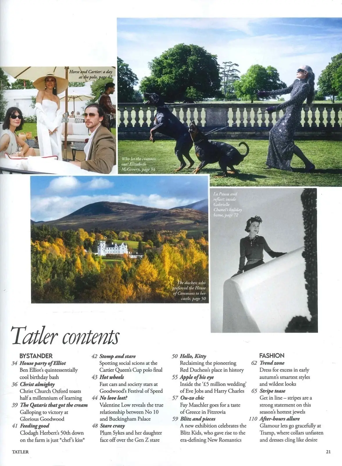 TATLER Magazine: Elizabeth McGovern Leaves Downton Abbey, King Charles, Oct 2025 - image 2 | Free standard UK delivery included | Discount Quality Products
