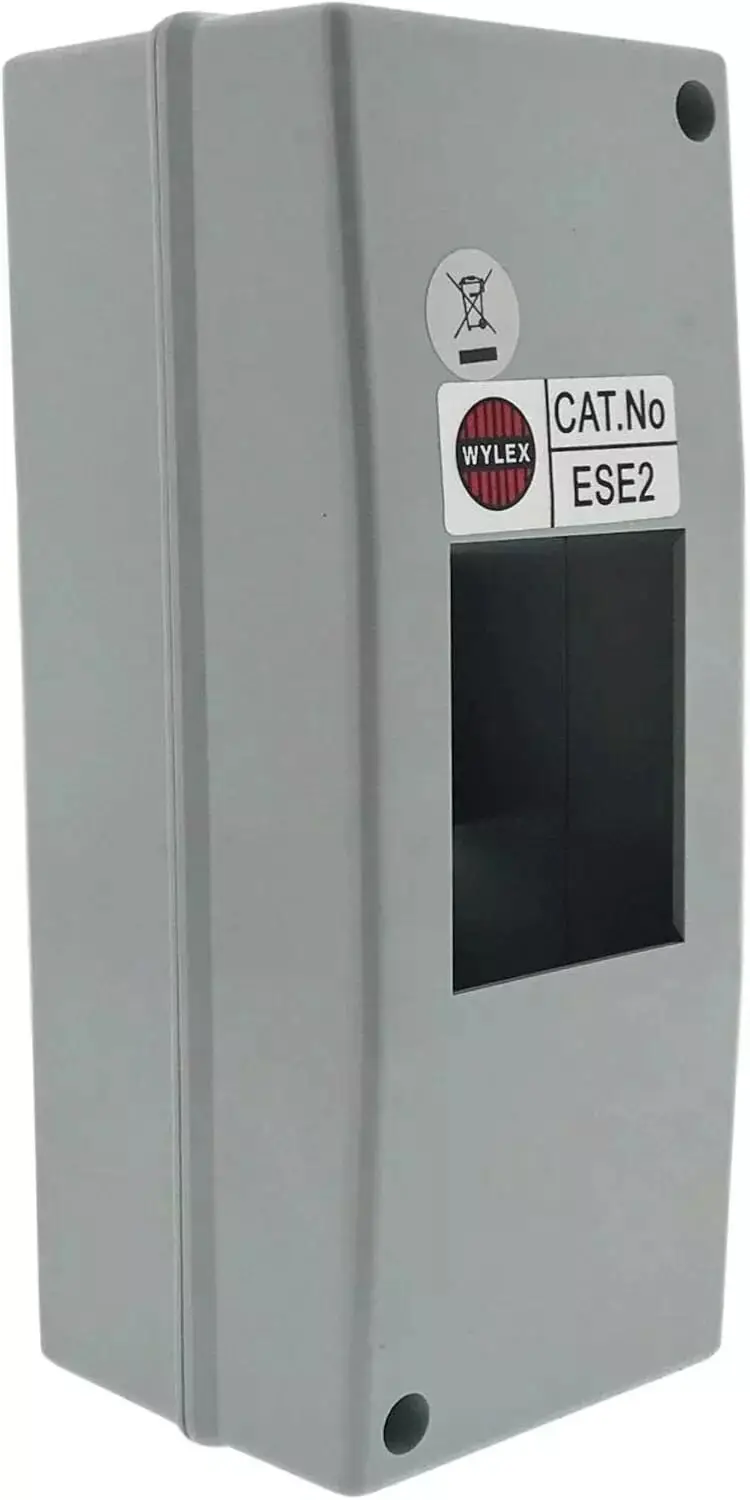 Wylex ESE2 Insulated Electrical Circuit Breaker IP40 Enclosure 2 Module