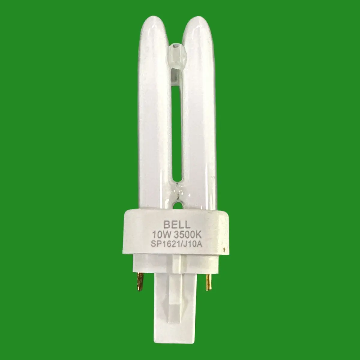 2x 10W BELL G24d-1 2 pin CFL Light Bulb PL BLD Low Energy Double Turn 835 3500K - image 2 | Free standard UK delivery included | Discount Quality Products