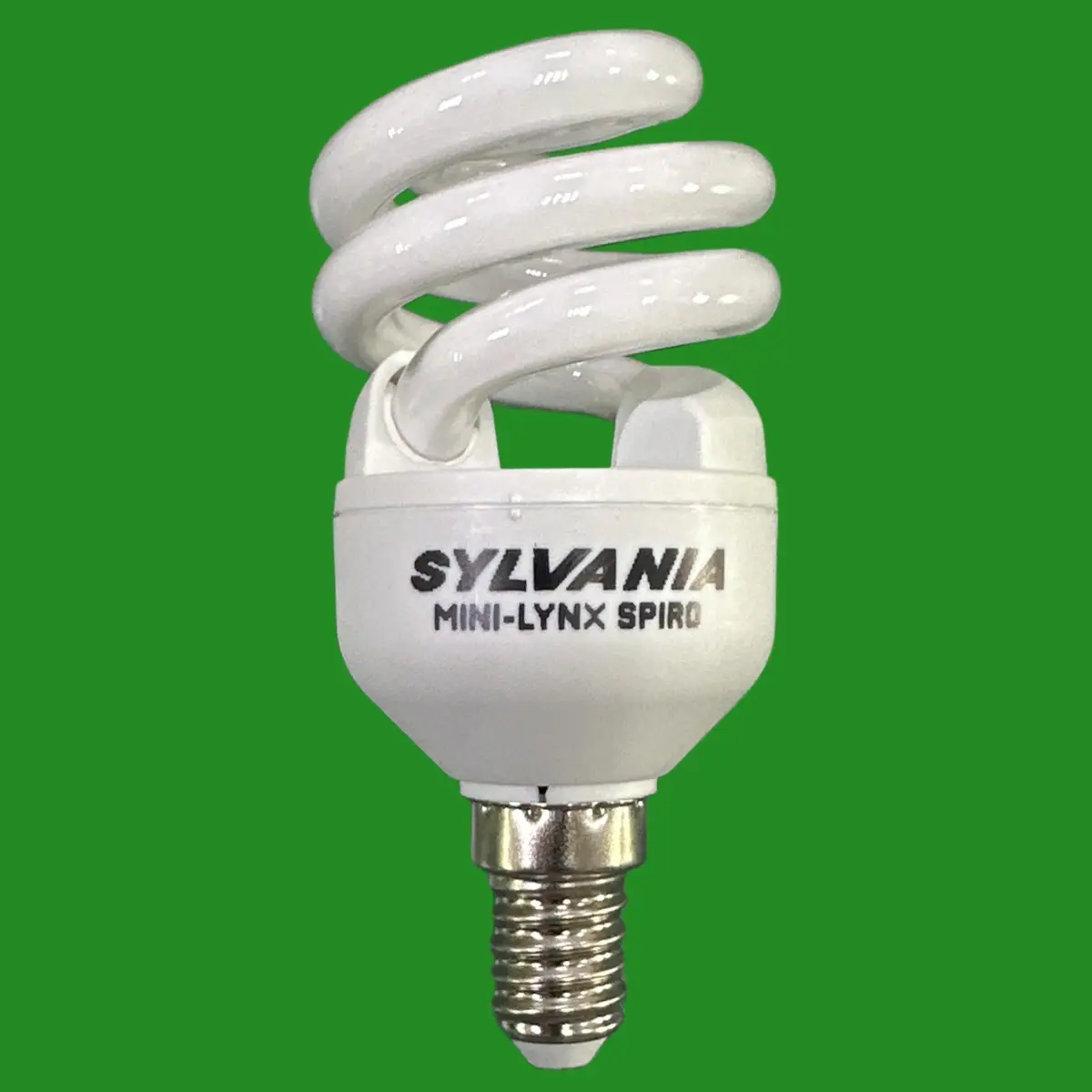 1x 12W (=50W) Sylvania CFL Mini Spiral 2700K Low Energy Light Bulbs SES E14 Lamp - image 2 | Free standard UK delivery included | Discount Quality Products