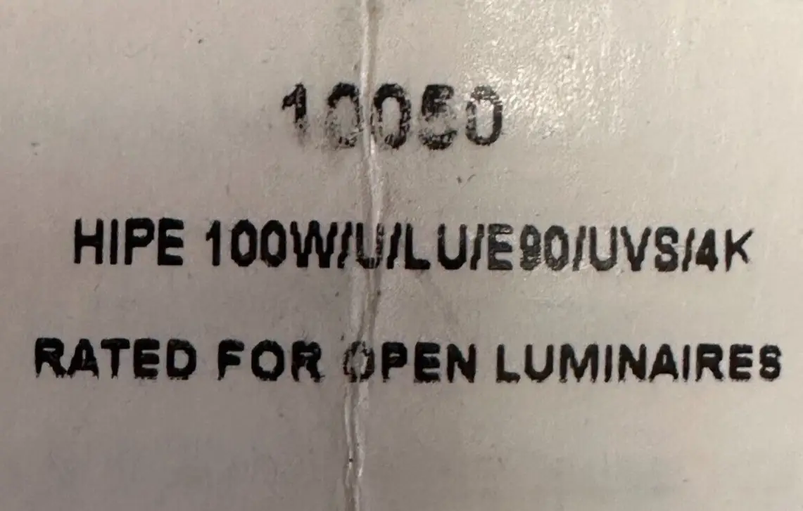 100W Venture HIPE Clear Metal Halide Flood Lamp  Elliptical Light Bulb GES E40 - image 4 | Free standard UK delivery included | Discount Quality Products
