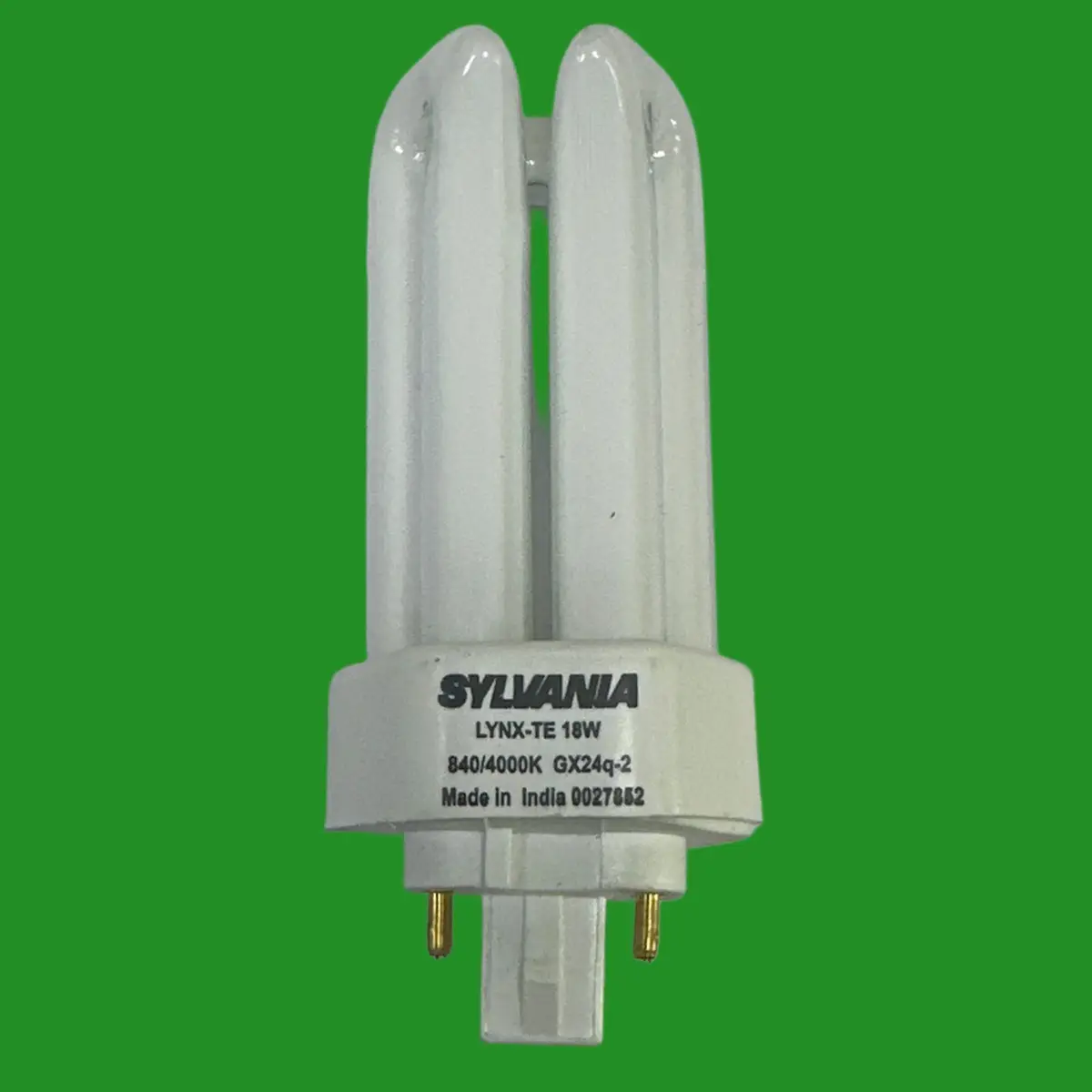 1x 18W Sylvania Dimmable GX24q-2, 4 pin Low Energy PLT PL CFL Light Bulb 4000K - image 3 | Free standard UK delivery included | Discount Quality Products