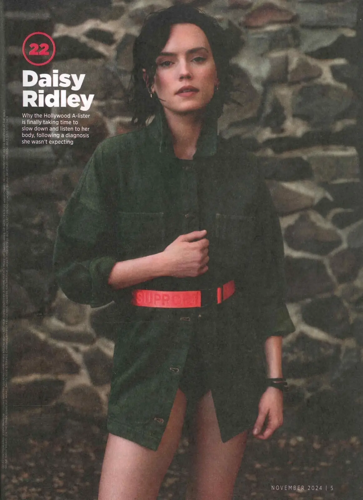 Women's Health Magazine Daisy Ridley, Yasmin Le Bon, Exercise, Fitness, Nov 2024 - image 3 | Free standard UK delivery included | Discount Quality Products
