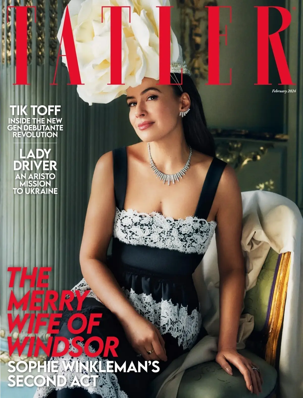 TATLER Magazine: Sophie Winkleman, Windsor, Royalty, Free Address Book, Feb 2024 - image 2 | Free standard UK delivery included | Discount Quality Products