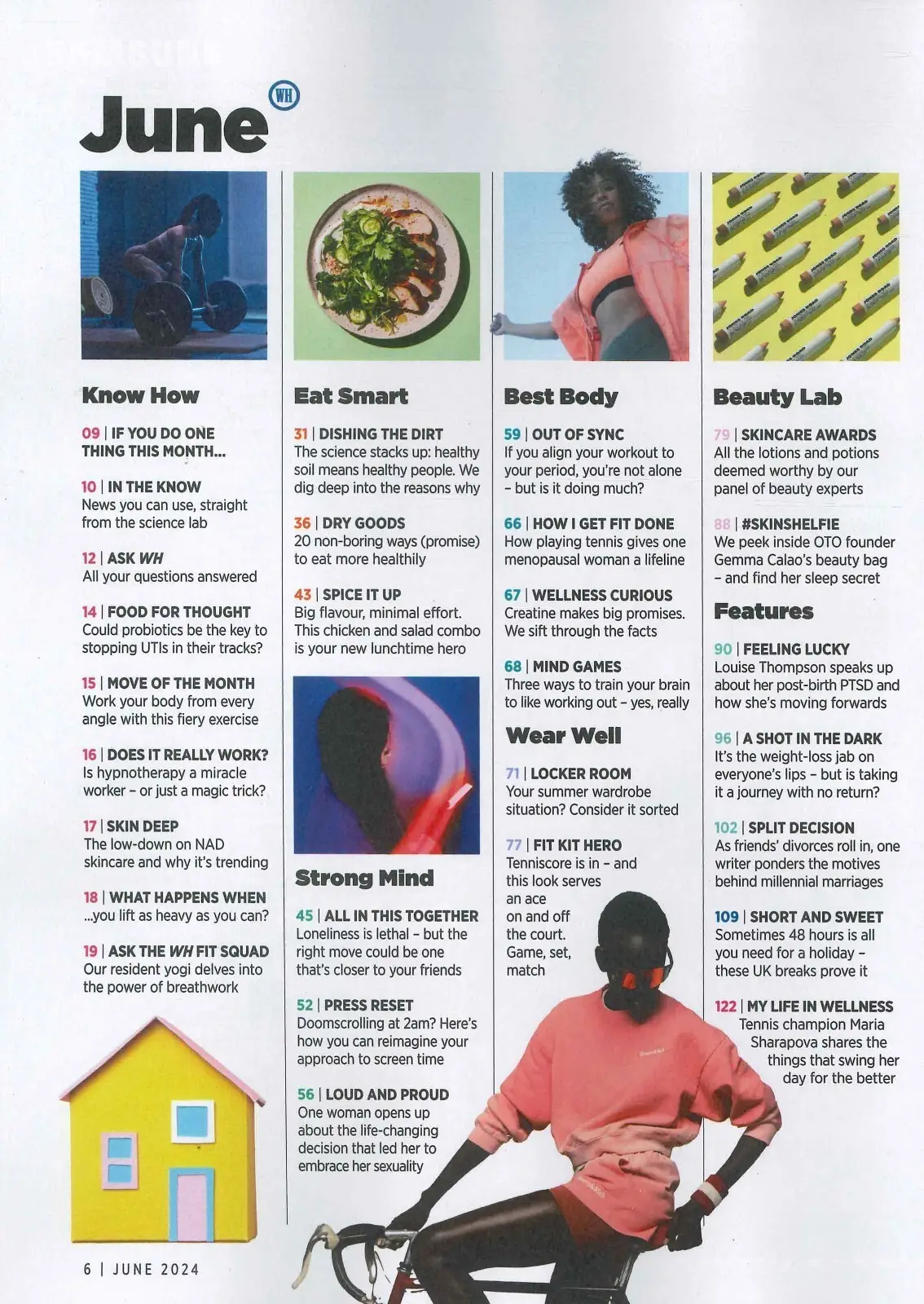 Women's Health Magazine: Mollie King, Free Strength Training Book, June 2024 - image 3 | Free standard UK delivery included | Discount Quality Products