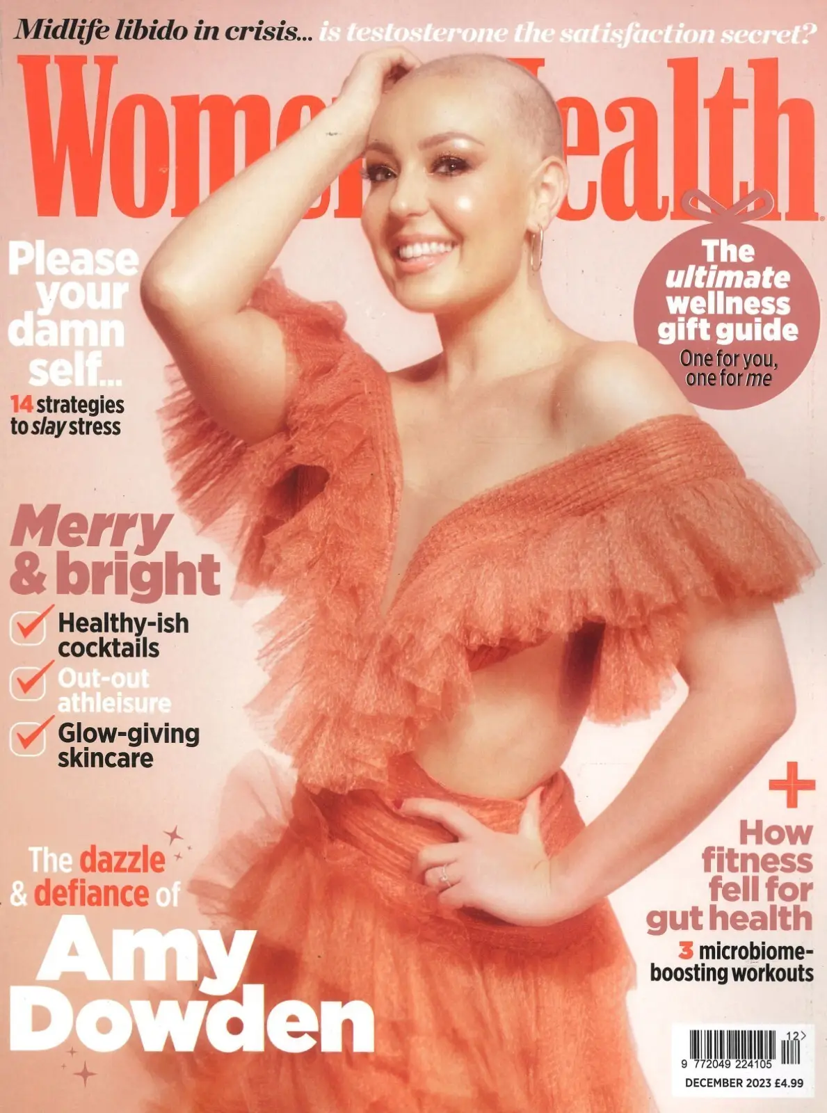 Women's Health Magazine: Amy Dowden, Davina McCall, Fitness, Workouts, Dec 2023