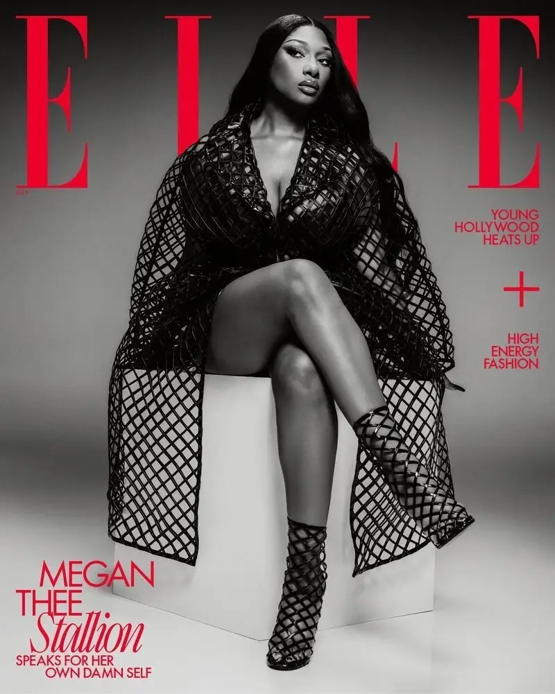 Elle USA Magazine, Megan Thee Stallion, Rachel Sennott, Madison Bailey, May 2023