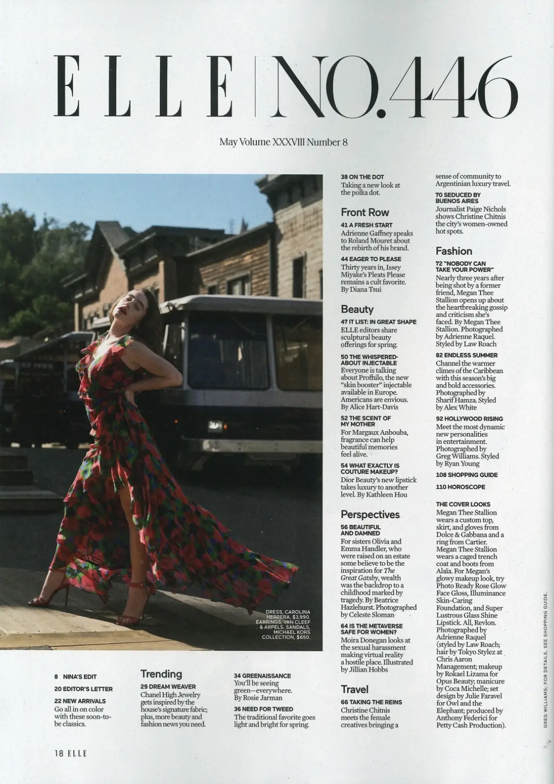 Elle USA Magazine, Megan Thee Stallion, Rachel Sennott, Madison Bailey, May 2023 - image 2 | Free standard UK delivery included | Discount Quality Products