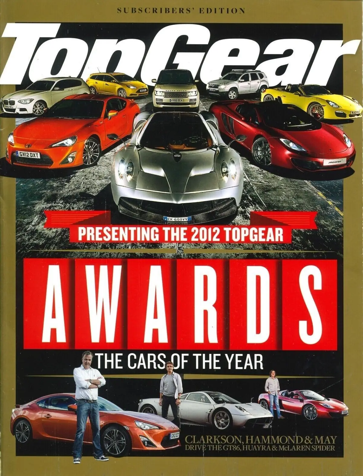 BBC Top Gear Magazine Issue #238, BMW M5, McLaren I2C, Citroen DS, Awards 2012