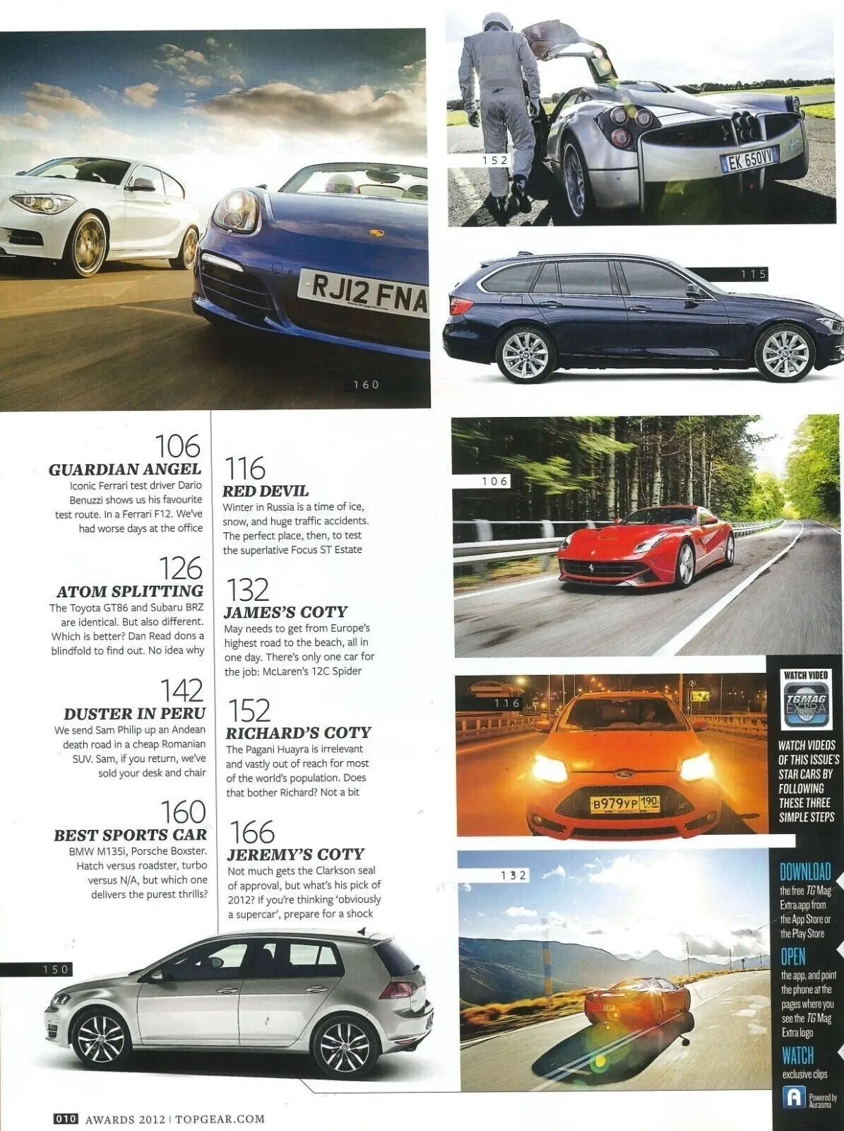 BBC Top Gear Magazine Issue #238, BMW M5, McLaren I2C, Citroen DS, Awards 2012 - image 2 | Free standard UK delivery included | Discount Quality Products