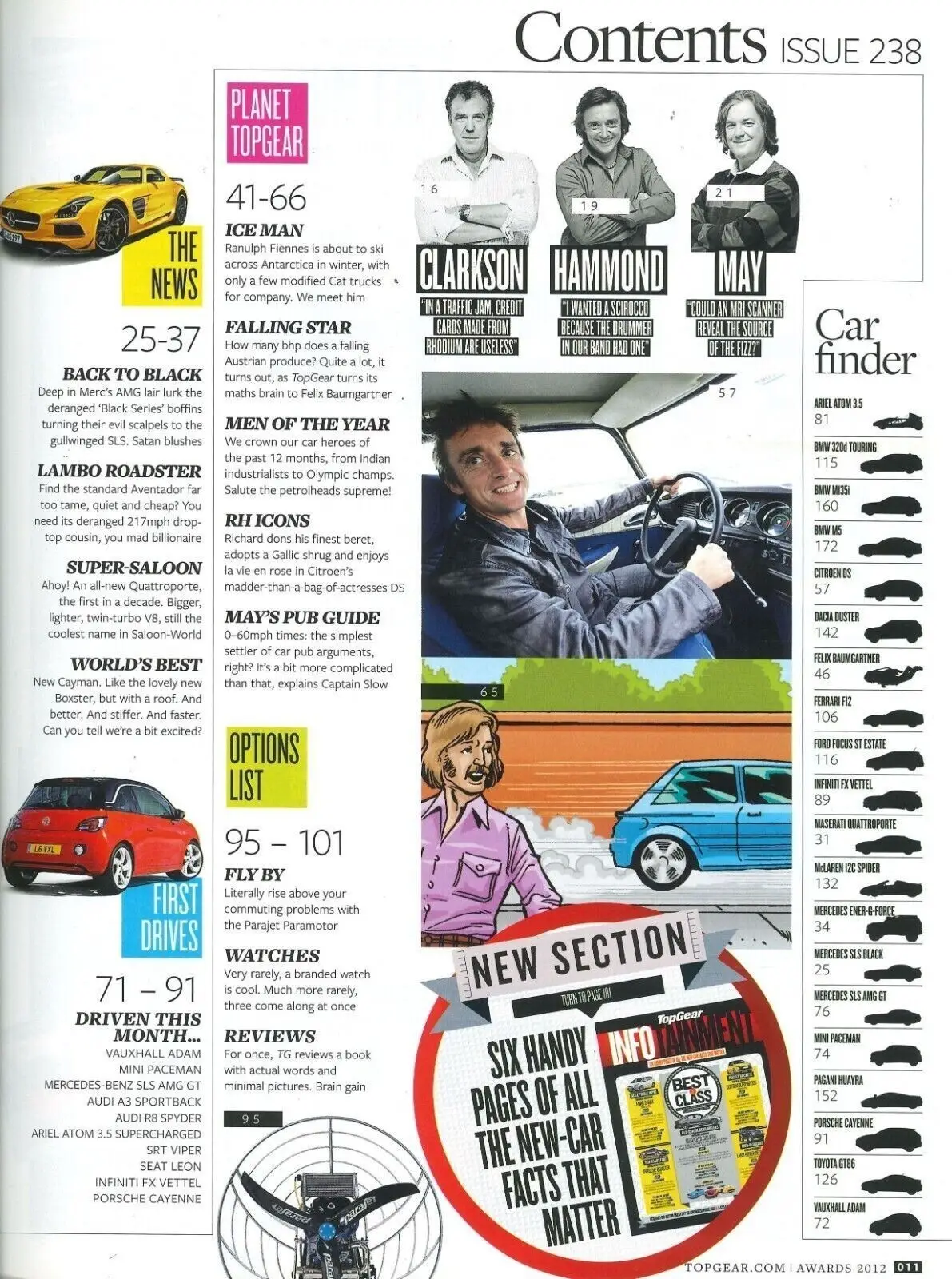 BBC Top Gear Magazine Issue #238, BMW M5, McLaren I2C, Citroen DS, Awards 2012 - image 3 | Free standard UK delivery included | Discount Quality Products