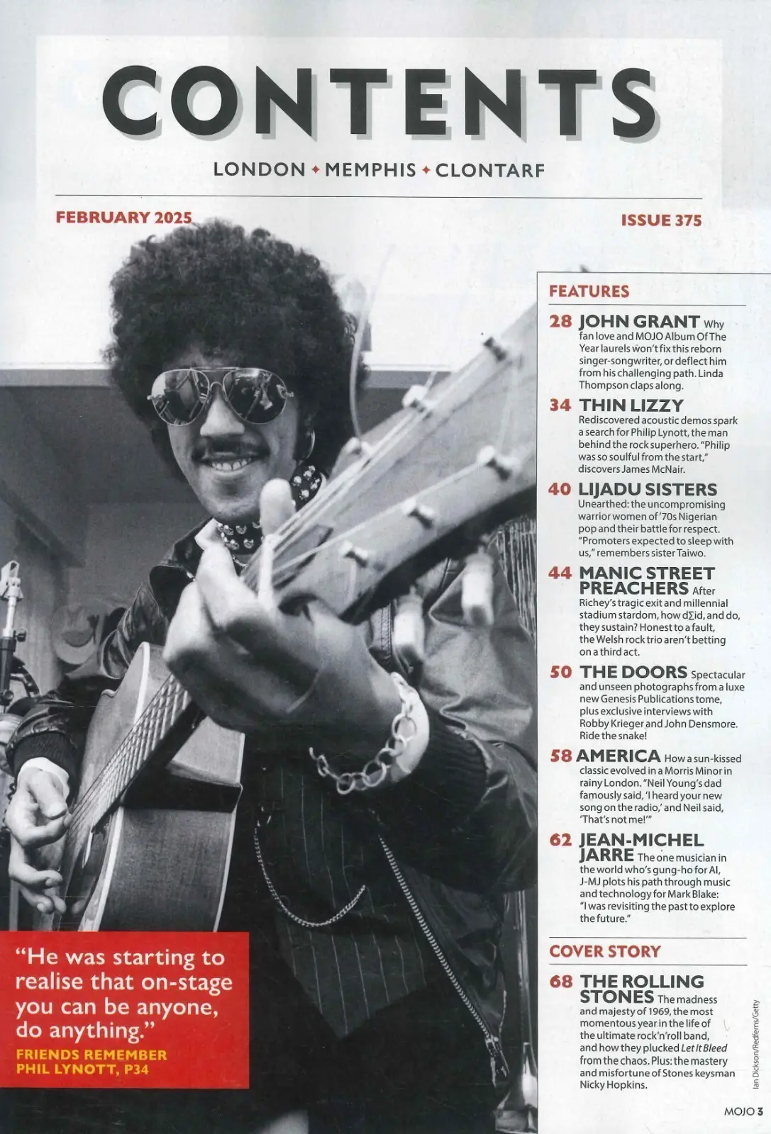 Mojo Magazine: Free CD, The Rolling Stones, Brian Jones, Thin Lizzy, Feb 2025 - image 2 | Free standard UK delivery included | Discount Quality Products