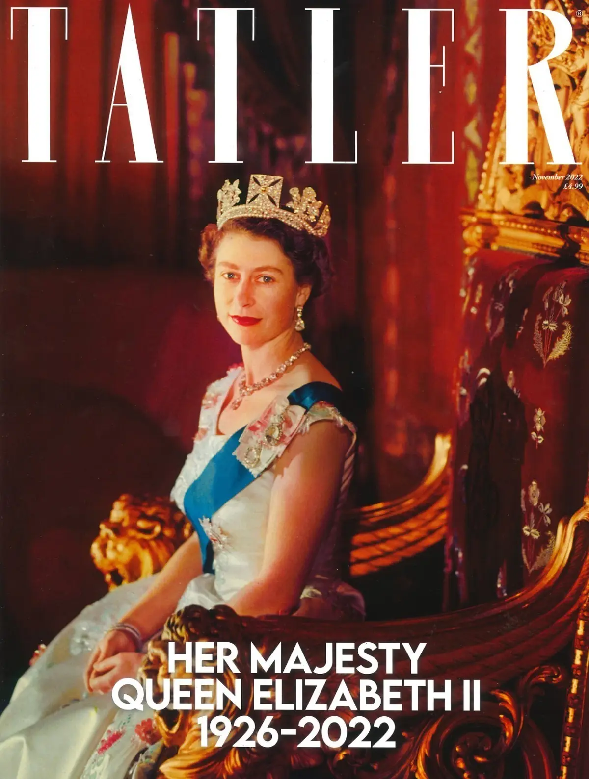 TATLER Magazine, Queen Elizabeth II Tribute 1926-2022, Royalty, November 2022