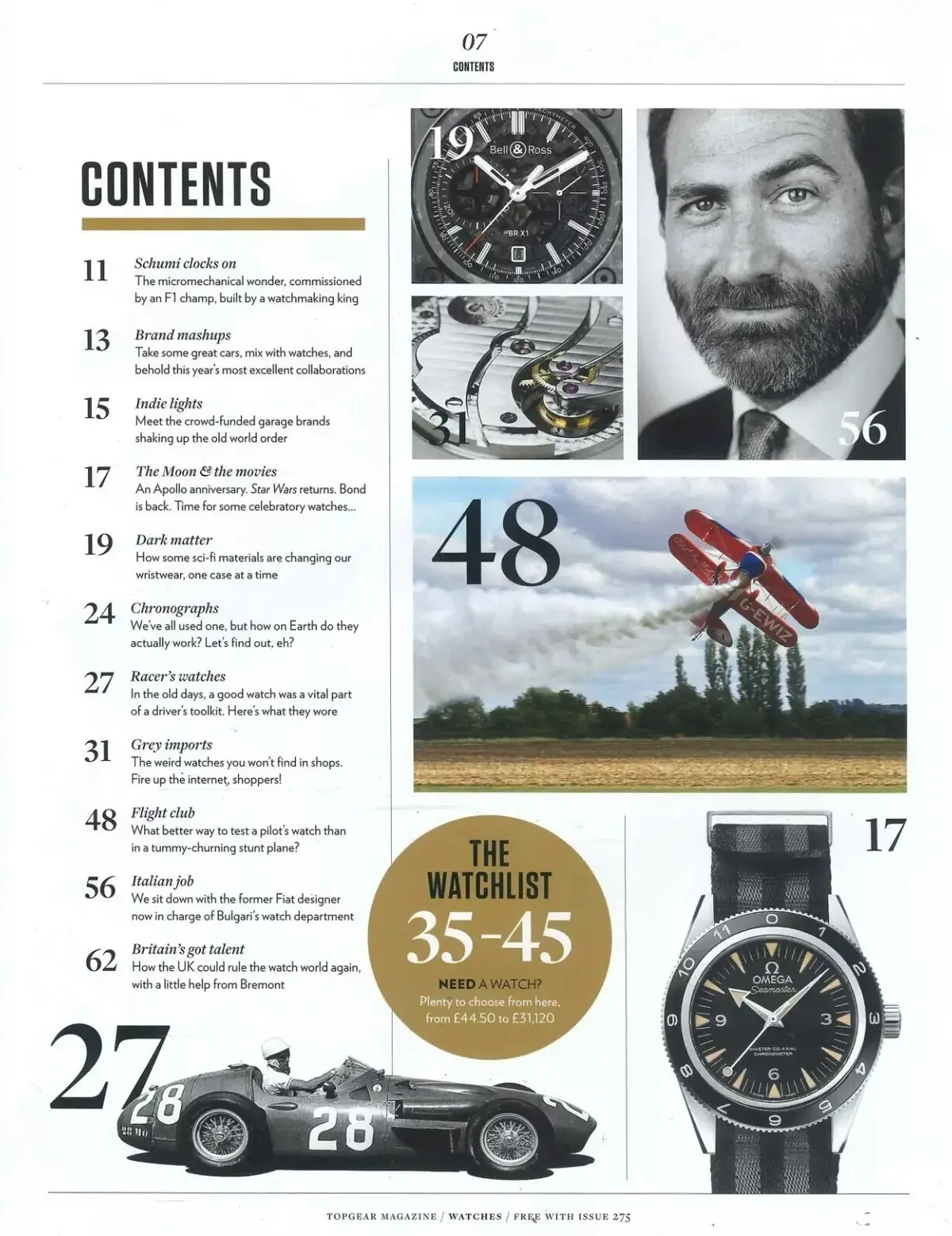BBC Top Gear Magazine Supplement: Watches, Cars, Steve McQueen, Jo Siffert, 2015 - image 2 | Free standard UK delivery included | Discount Quality Products