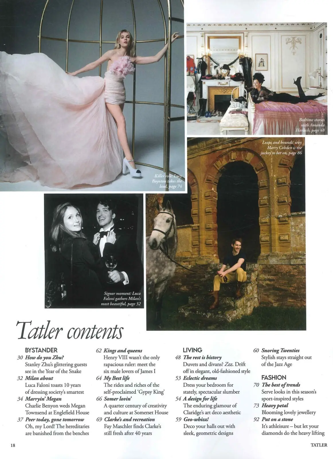 TATLER Magazine: Lucy Boynton as Ruth Ellis, Harry Cobden, Fashion, April 2025 - image 2 | Free standard UK delivery included | Discount Quality Products