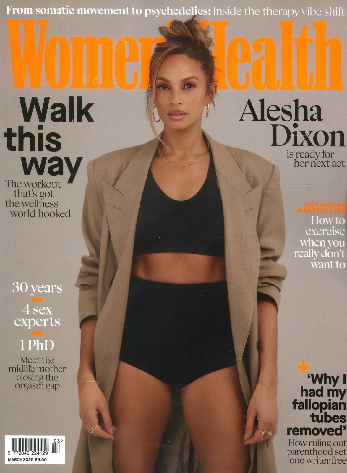 Women's Health Magazine #125, Alesha Dixon, Free Recipe Supplement, March 2025 - image 2 | Free standard UK delivery included | Discount Quality Products