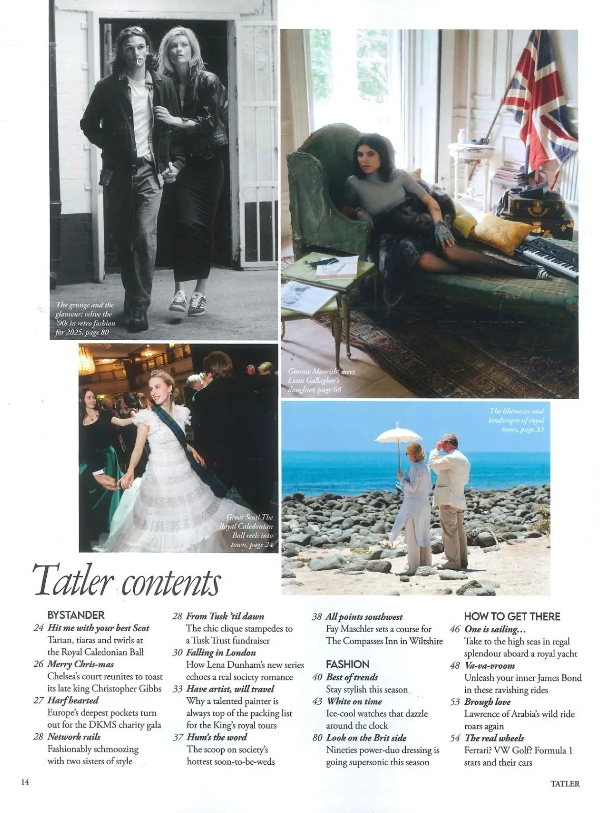 TATLER Magazine Oasis Reunite, Sonny Ashcroft, Molly Moorish-Gallagher, Aug 2025 - image 2 | Free standard UK delivery included | Discount Quality Products