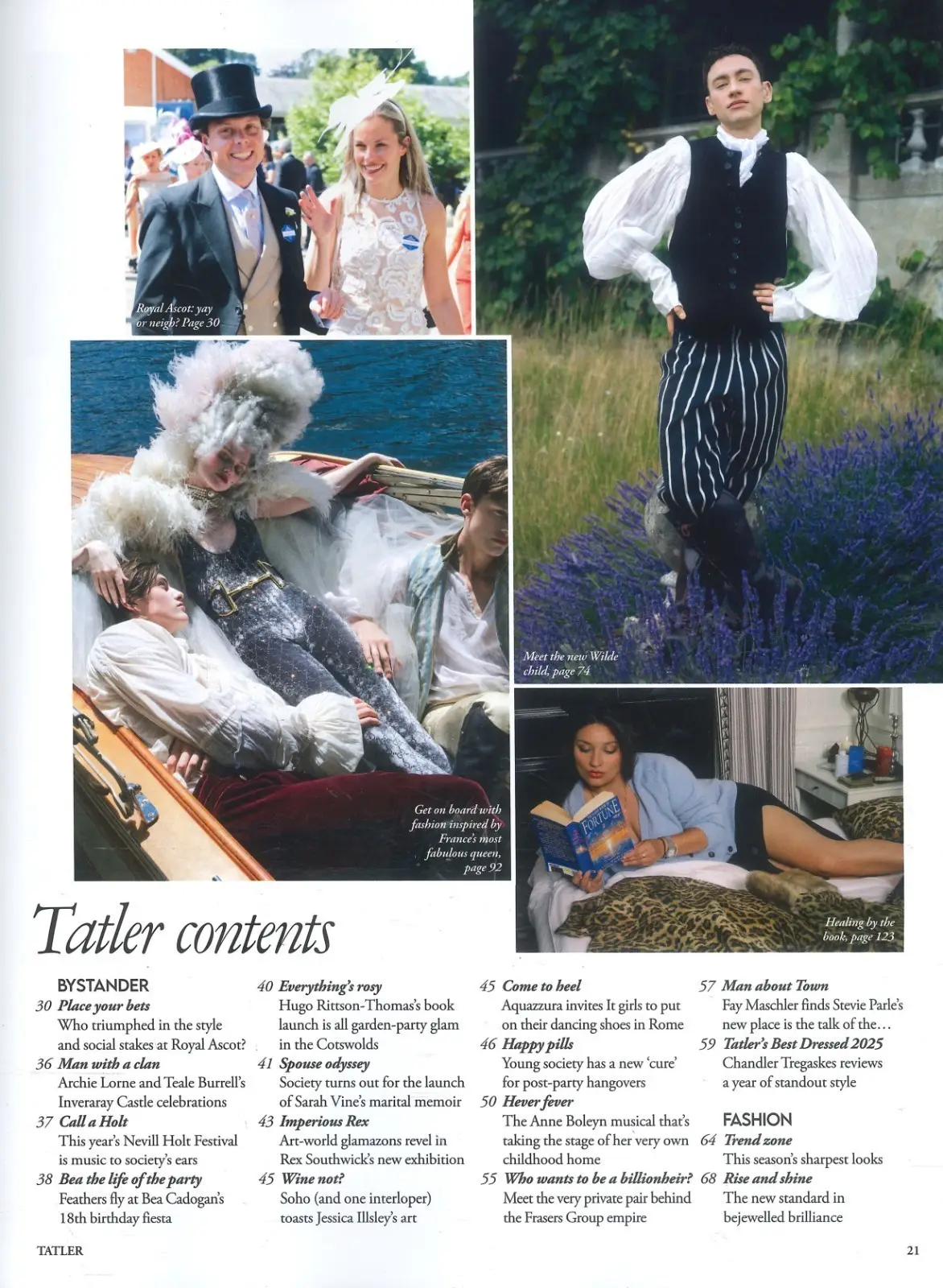 TATLER Magazine: Olly Alexander, Kirsten Dunst, Royal Ascot, Fashion, Sept 2025 - image 2 | Free standard UK delivery included | Discount Quality Products