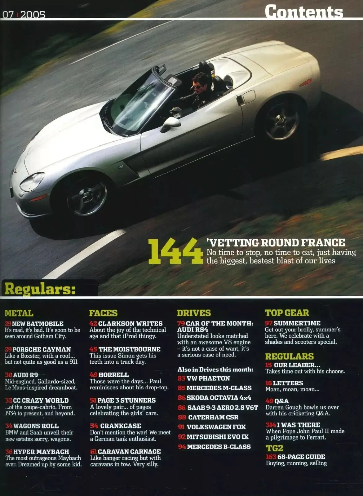 BBC Top Gear Magazine Issue #142, Ferrari 575 & 430, Aston Martin DB9, July 2005 - image 3 | Free standard UK delivery included | Discount Quality Products