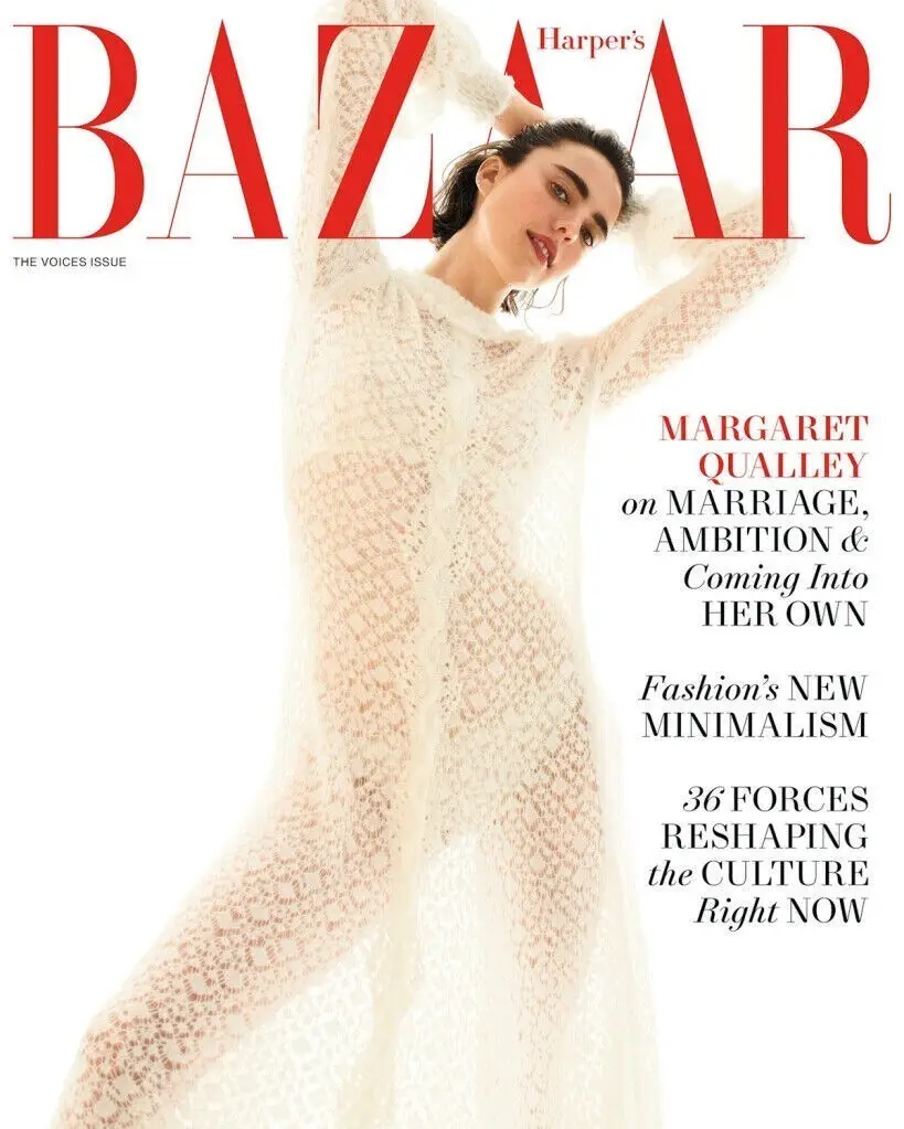 Harper's Bazaar USA Magazine: Margaret Qualley, Fashion Oct 2023 (Slight Damage)