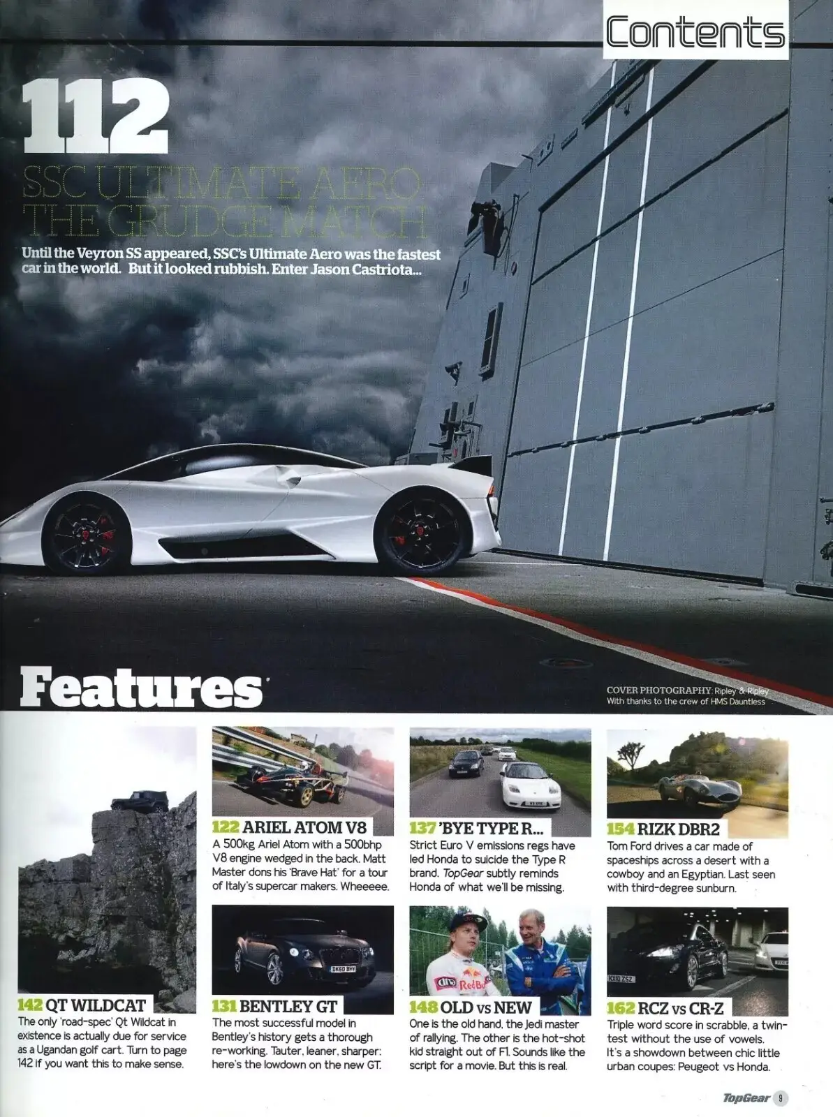 BBC Top Gear Magazine: Issue #209, SSC Hypercar, Bentley Continental, Oct 2010 - image 2 | Free standard UK delivery included | Discount Quality Products