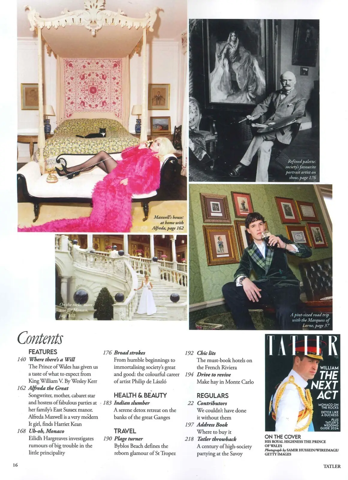 TATLER Magazine: Prince William, Queen Máxima, Wedding Guide, Fashion, May 2024 - image 3 | Free standard UK delivery included | Discount Quality Products