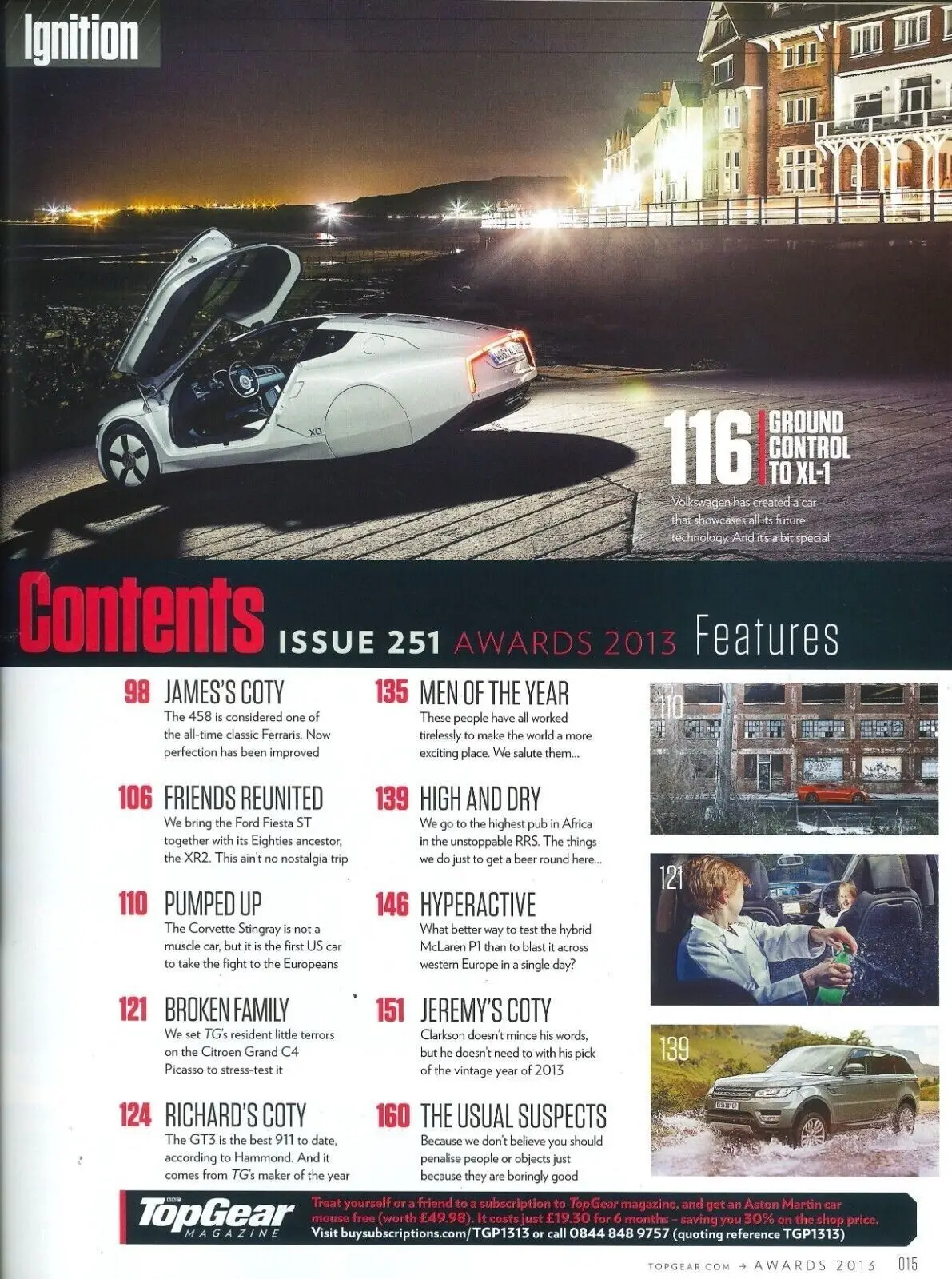 BBC Top Gear Magazine Issue #251, McLaren, Ford Fiesta, Ferrari 458, Awards 2013 - image 2 | Free standard UK delivery included | Discount Quality Products