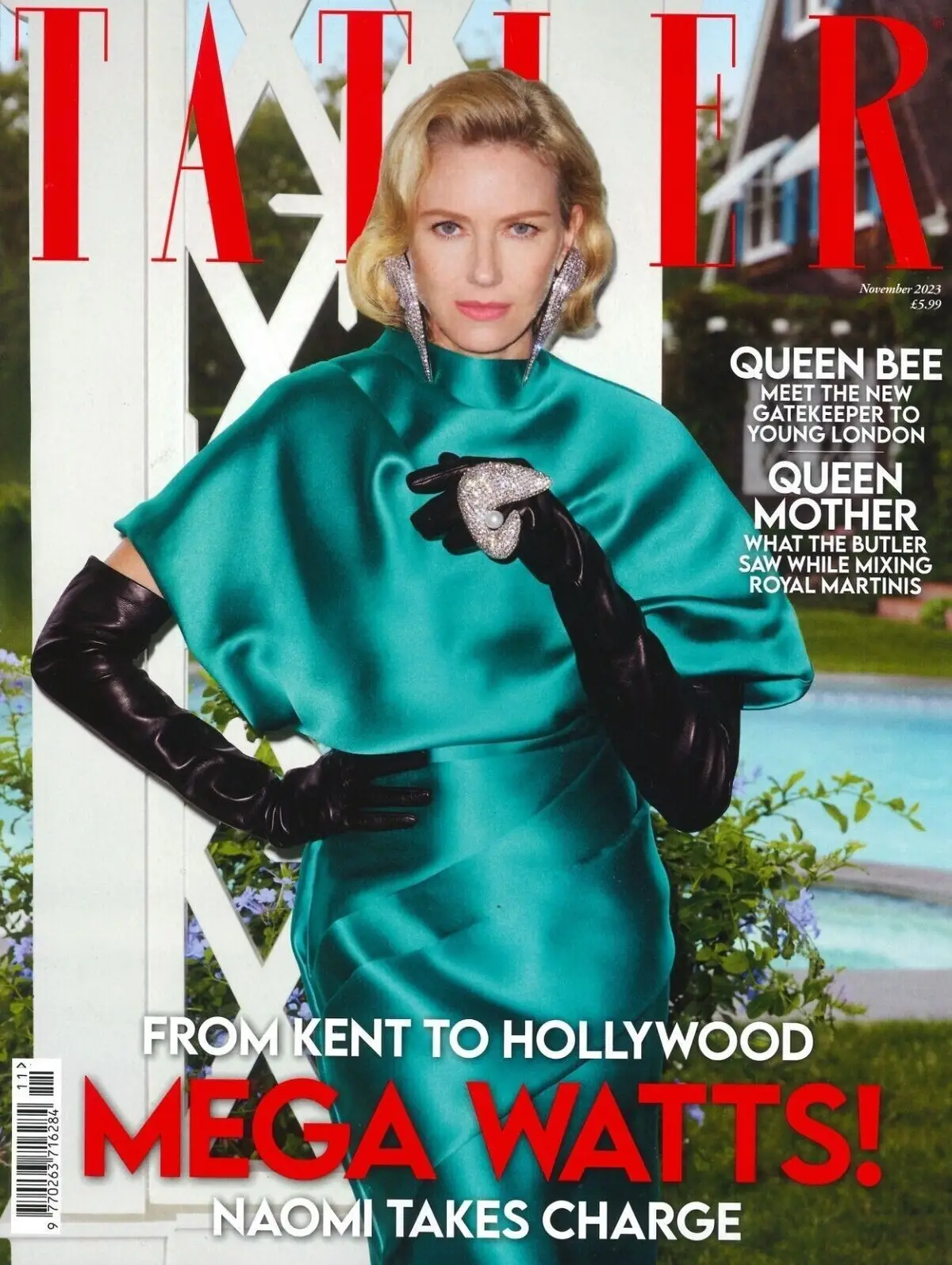 TATLER Magazine: Naomi Watts, Truman Capote, Queen Mother, Fashion, Nov 2023