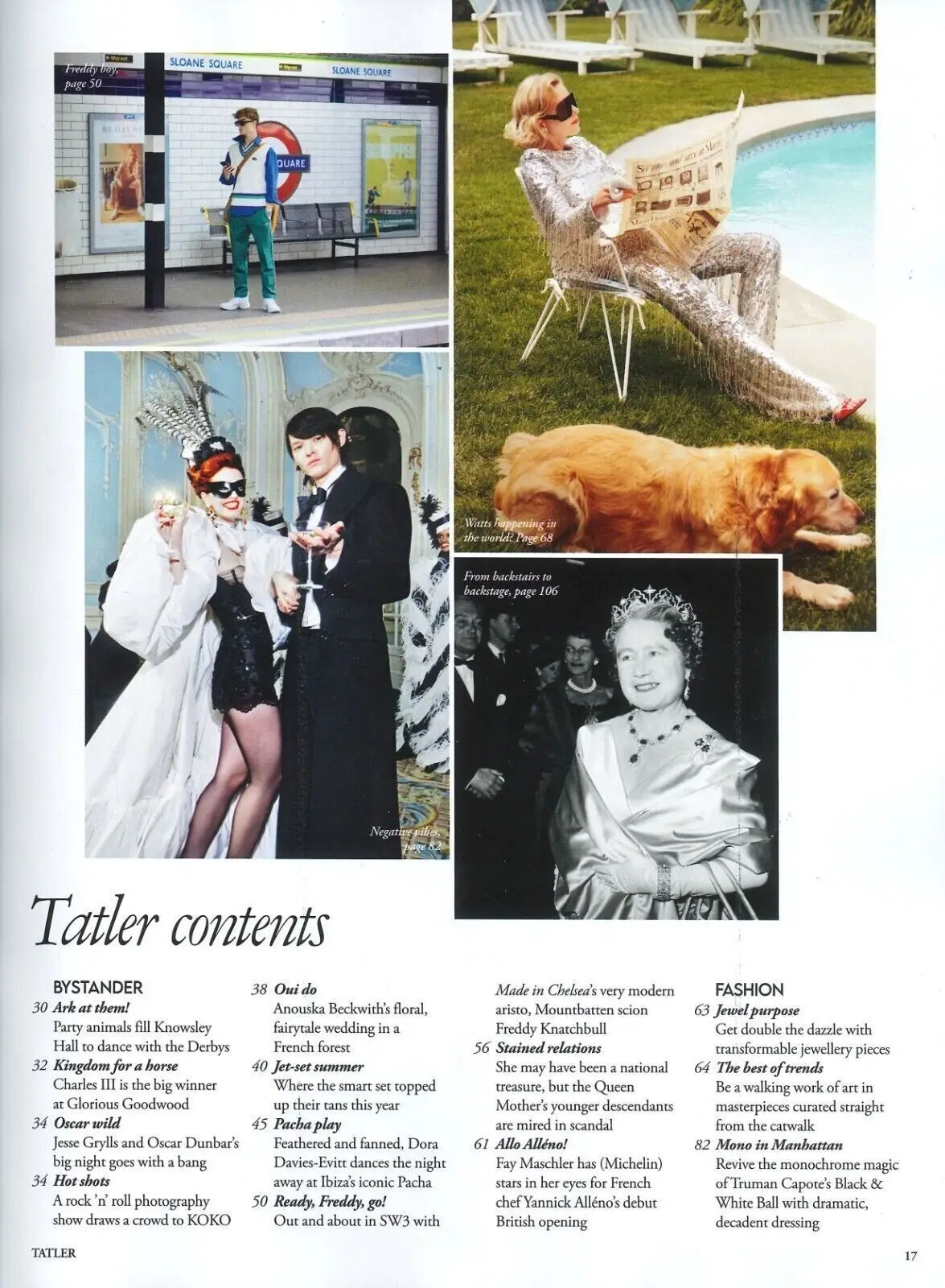 TATLER Magazine: Naomi Watts, Truman Capote, Queen Mother, Fashion, Nov 2023 - image 2 | Free standard UK delivery included | Discount Quality Products