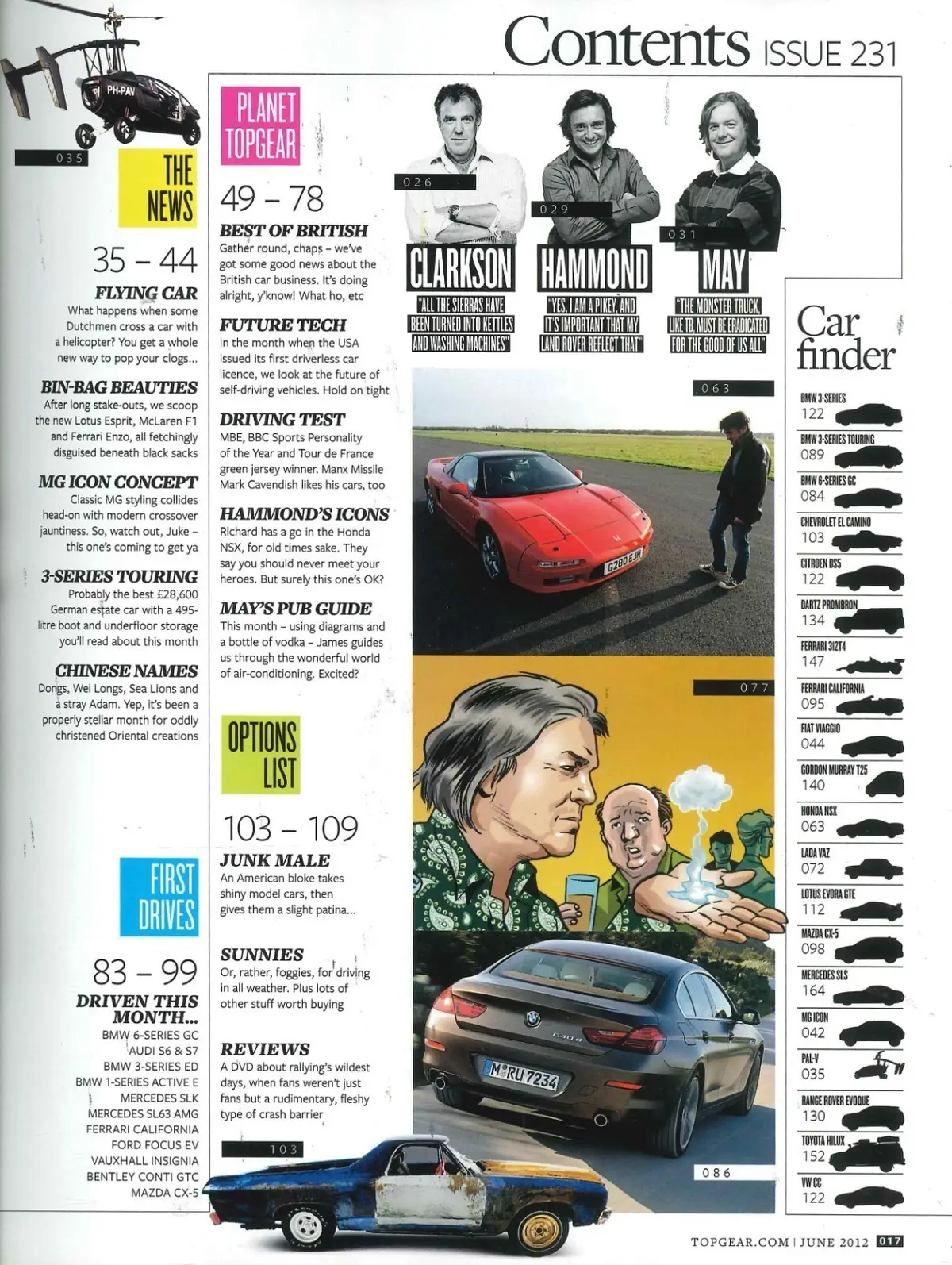 BBC Top Gear Magazine Issue #231, Lotus Evora, Ferrari, June 2012 (Small Crease) - image 5 | Free standard UK delivery included | Discount Quality Products
