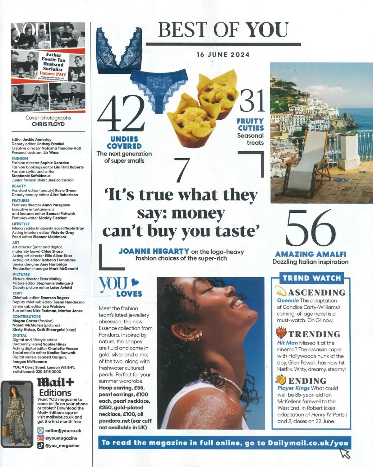 You Magazine: Future PM? Keir Starmer, Adrian Lukis, Amalfi, Fashion, 16.6.24 - image 2 | Free standard UK delivery included | Discount Quality Products